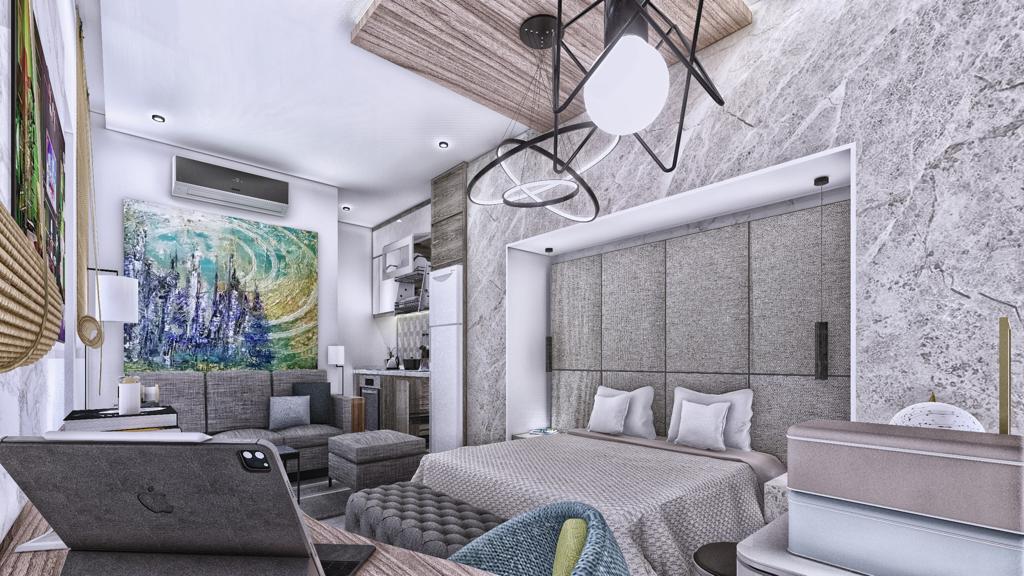 3D Design intérieur résidence hôtel GOBA