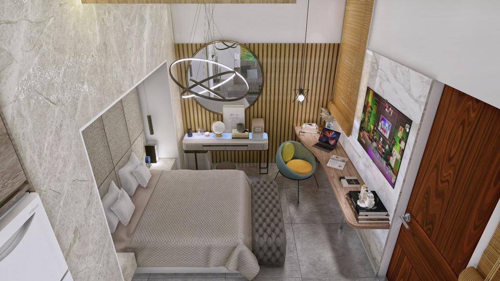 3D Design intérieur résidence hôtel GOBA