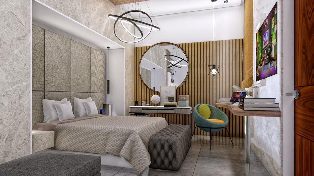 3D Design intérieur résidence hôtel GOBA