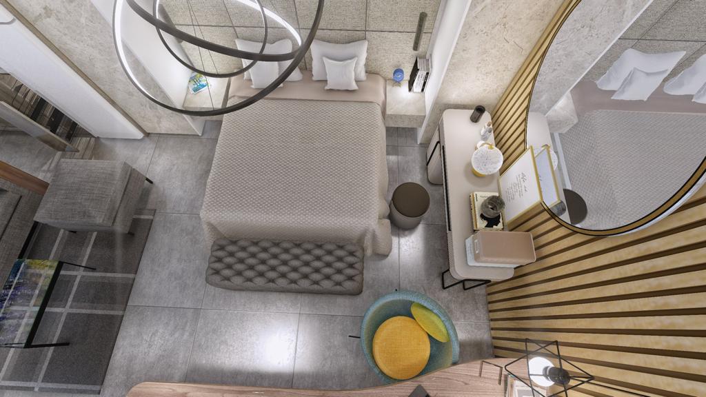 3D Design intérieur résidence hôtel GOBA