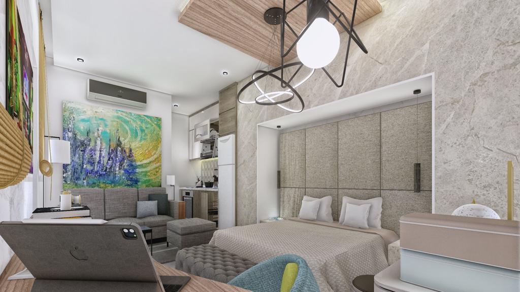 3D Design intérieur résidence hôtel GOBA
