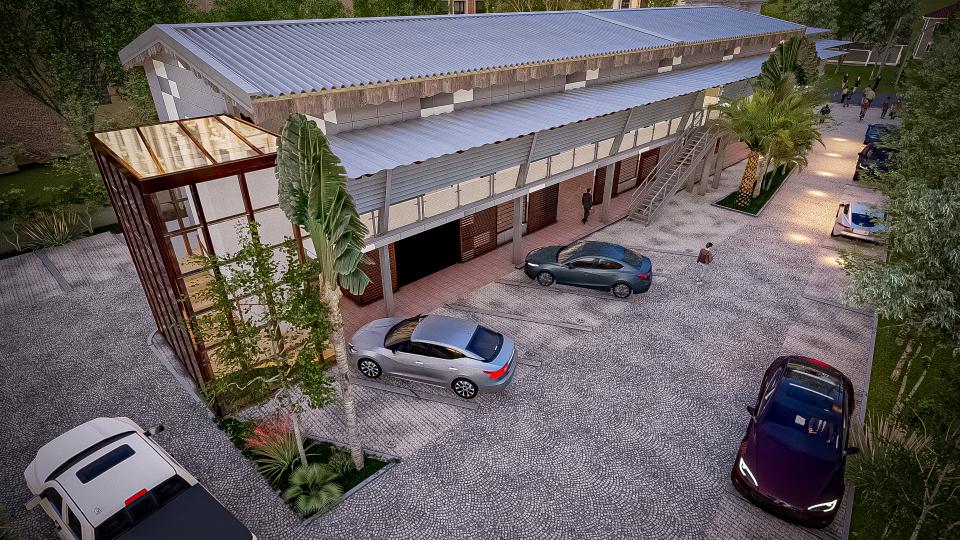 3D Réhabilitation bâtiment Guadeloupe